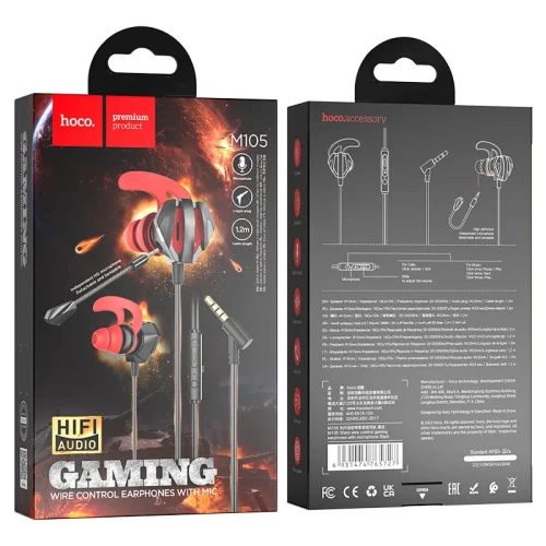 Hoco M105 3.5mm Gaming Earphone