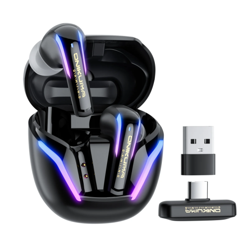 Onikuma T27 Dual-Mode Wireless Gaming Earbuds